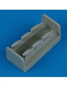 Dewoitine D.520 exhaust für Tamiya Bausatz, 1/48 - Quickboost QB48 179
