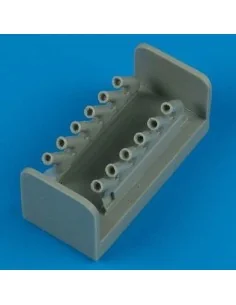 Spitfire Mk. IX exhausts - round für Hasegawa Bausatz, 1/48 - Quick...