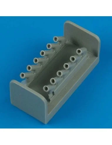 Spitfire Mk. IX exhausts - round für Hasegawa Bausatz, 1/48 - Quick...