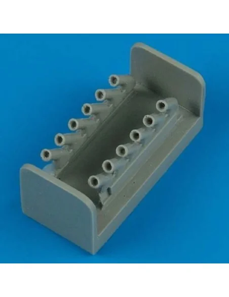 Spitfire Mk. IX exhausts - round für Hasegawa Bausatz, 1/48 - Quick...