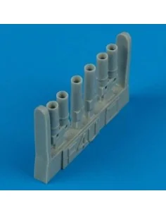 F4U-7 Corsair exhaust für Hasegawa Bausatz, 1/48 - Quickboost QB48 186