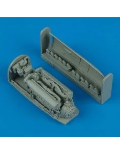 P-40E Warhawk engine für Hasegawa Bausatz, 1/48 - Quickboost QB48 195