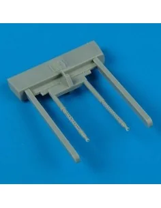 Bf 109F gun barrels für Hasegawa Bausatz, 1/48 - Quickboost QB48 201