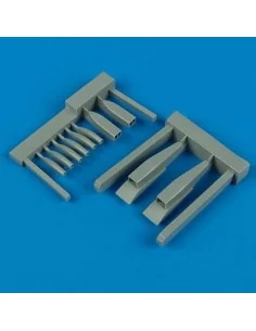 Su-15 Air scoops für Trumpeter Bausatz, 1/48 - Quickboost QB48 203