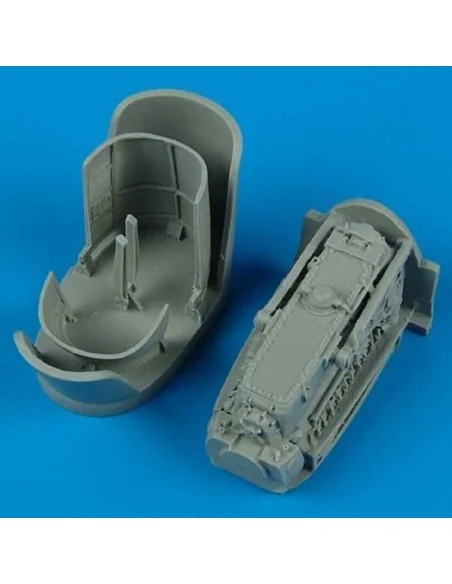Bf 110C/E Starboard engine für Eduard Bausatz, 1/48 - Quickboost QB...
