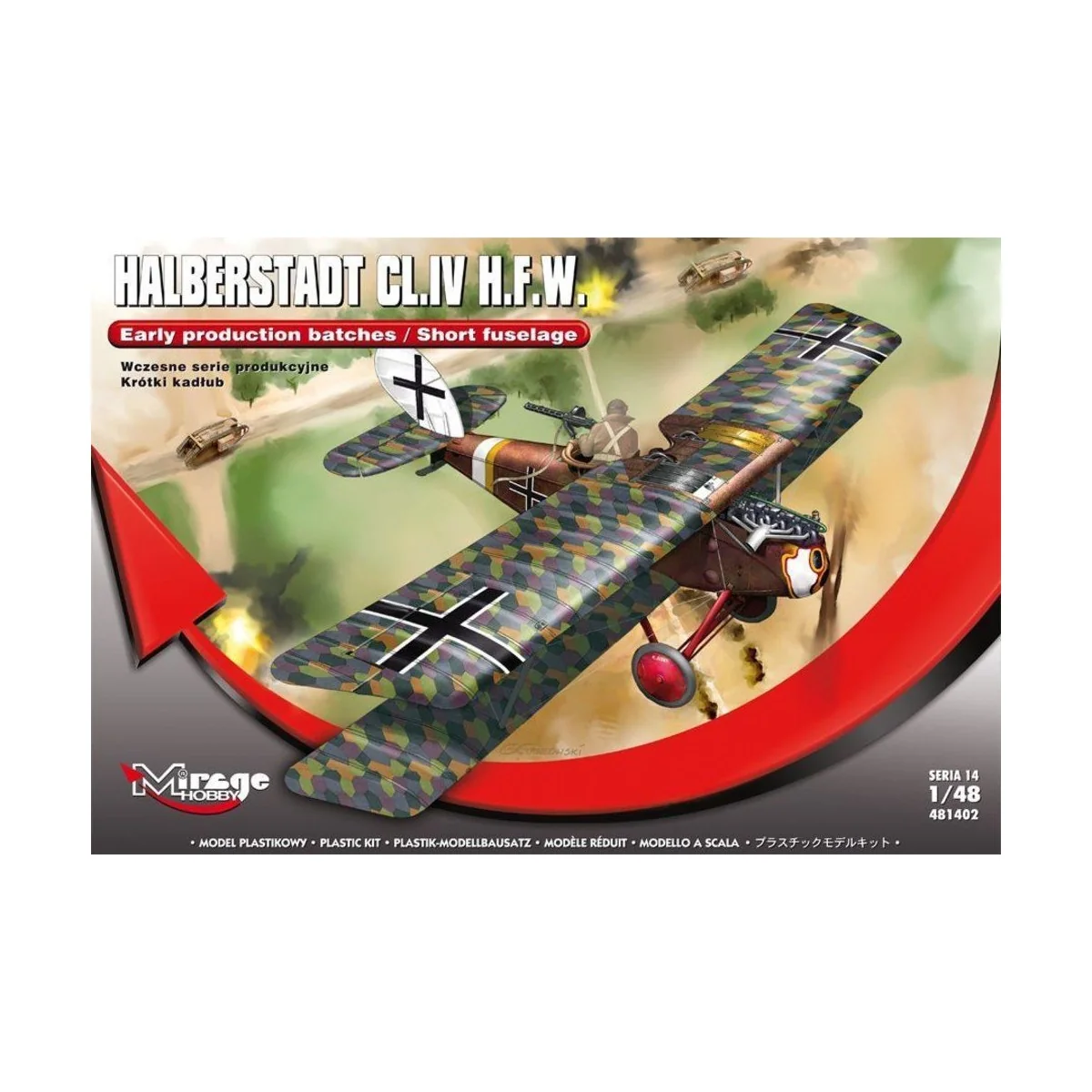 Halberstadt CL.IV H.F.W.(Early productio production batches/Short f... Halberstadt CL.IV H.F.W.(Early productio production batches/Short f...