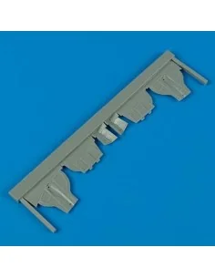 MiG-3 undercarriage covers Für Trumpeter Bausatz, 1/48 - Quickboost...