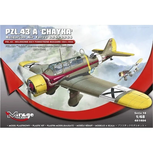 PZL.43 A 'CHAYKA' Bulgarian Air Force 1941-1944 - Mirage Hobby 481404
