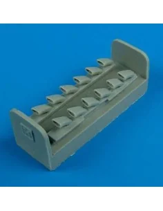 Bf 109K exhaust für Hasegawa Bausatz, 1/48 - Quickboost QB48 254
