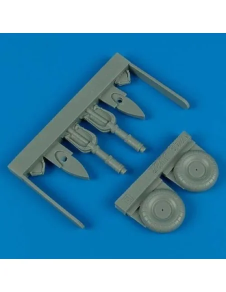 Junkers Ju 87 Stuka uncovered wheels für Hasegawa Bausatz, 1/48 - Q...