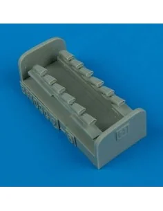 Bf 109G-6 exhaust für Hasegawa Bausatz, 1/48 - Quickboost QB48 269