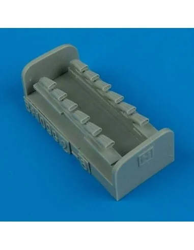 Bf 109G-6 exhaust für Hasegawa Bausatz, 1/48 - Quickboost QB48 269