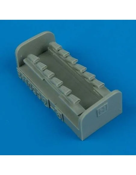 Bf 109G-6 exhaust für Hasegawa Bausatz, 1/48 - Quickboost QB48 269