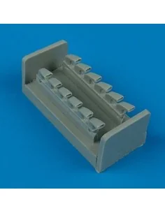 Bf 109F exhaust für ICM Bausatz, 1/48 - Quickboost QB48 271