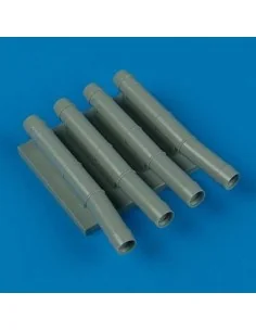 Ju 88G-6 night exhausts für Dragon Bausatz, 1/48 - Quickboost QB48 272