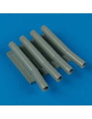 Ju 88G-6 night exhausts für Dragon Bausatz, 1/48 - Quickboost QB48 272