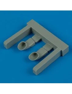 Nakajima Ki44-II exhaust (HASEGAWA), 1/48 - Quickboost QB48 302