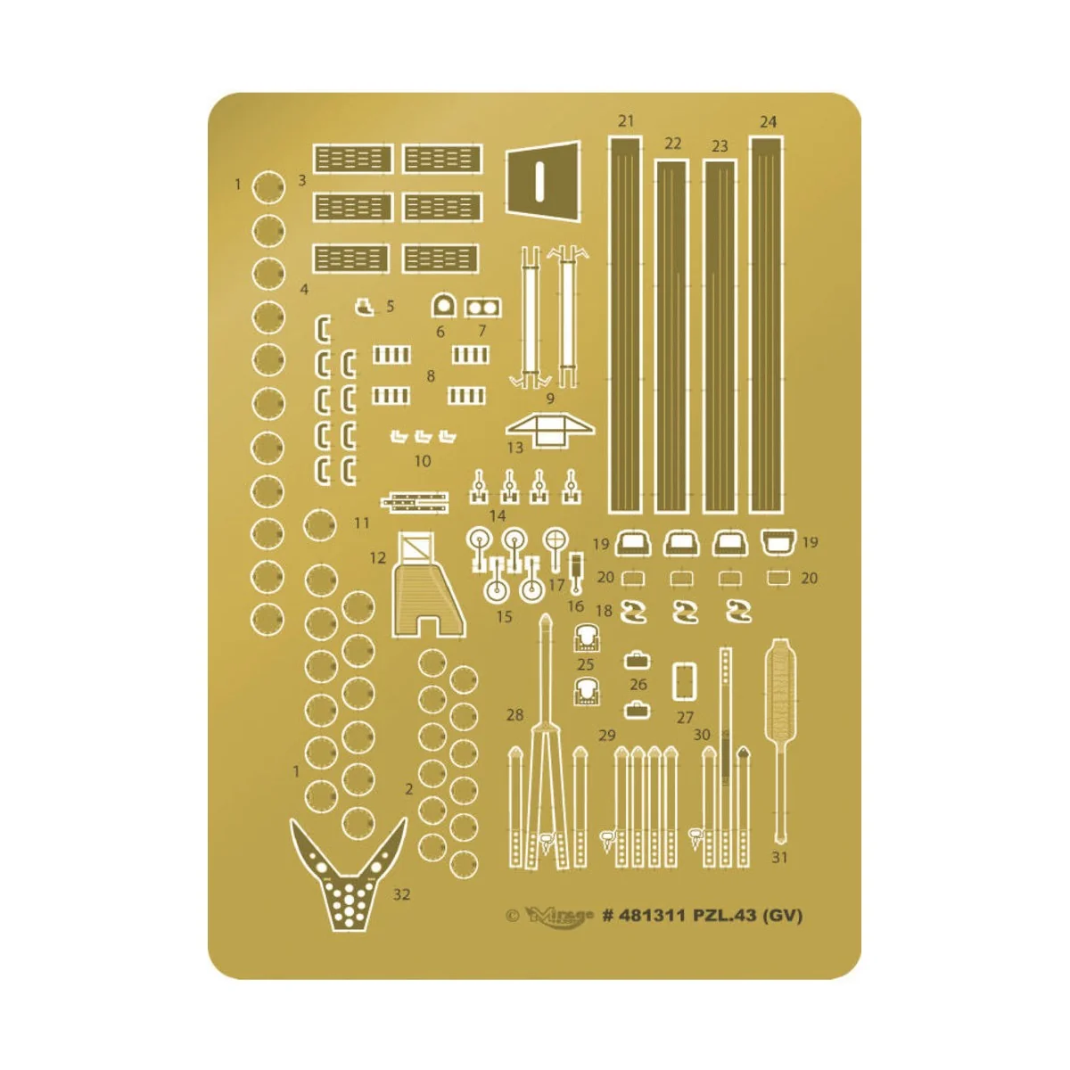 PZL.43 A 'CHAYKA' Bulgarian Air Force 1941-1944 - Mirage Hobby 481404