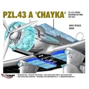 PZL.43 A 'CHAYKA' Bulgarian Air Force 1941-1944, 1/48 - Mirage Hobb... PZL.43 A 'CHAYKA' Bulgarian Air Force 1941-1944, 1/48 - Mirage Hobb...