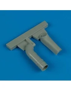Fairchild Au-23A exhaust for Roden, 1/48 - Quickboost QB48 335