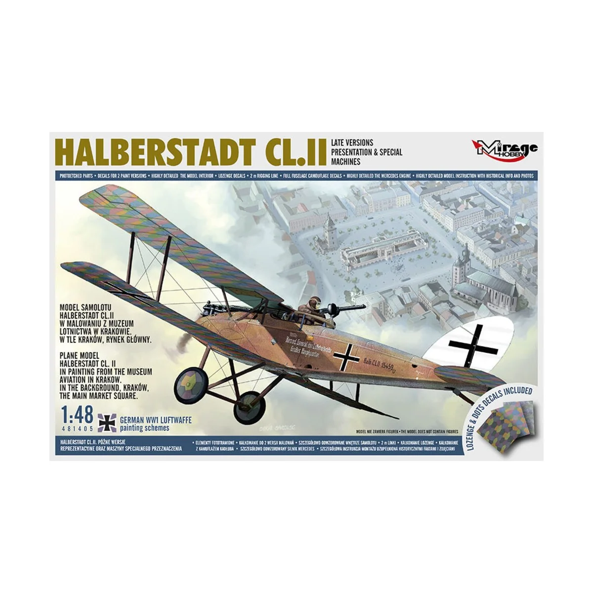 HALBERSTADT CL.II,LATE VERSIONS PRESENTATION & SPECIAL MACHINES - M...