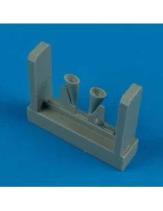 MC.200 Saetta exhaust for Italeri, 1/48 - Quickboost QB48 350