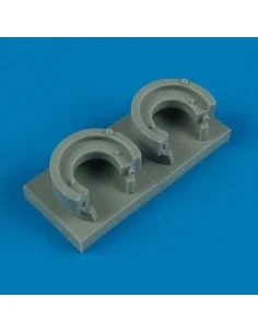 Bf 110 oil tanks for Cyber Hobby, 1/48 - Quickboost QB48 358