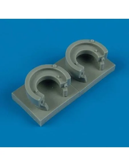 Bf 110 oil tanks for Cyber Hobby, 1/48 - Quickboost QB48 358