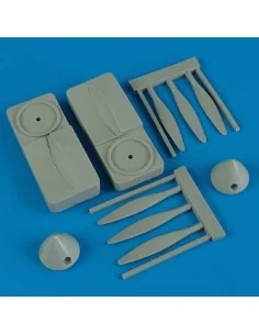 P-38 Lightning propeller w/tool (HAS), 1/48 - Quickboost QB48 381