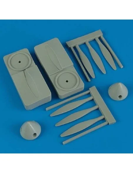 P-38 Lightning propeller w/tool (HAS), 1/48 - Quickboost QB48 381