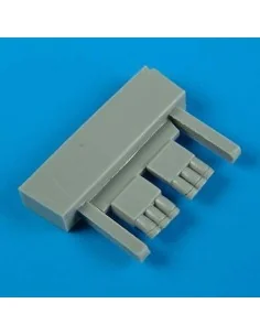 F8F-2 Bearcat exhaust for Hobby Boss, 1/48 - Quickboost QB48 437