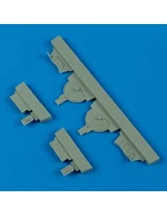 A6M5 Zero undercarriage covers f.Hasega., 1/48 - Quickboost QB48 451