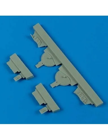 A6M5 Zero undercarriage covers f.Hasega., 1/48 - Quickboost QB48 451
