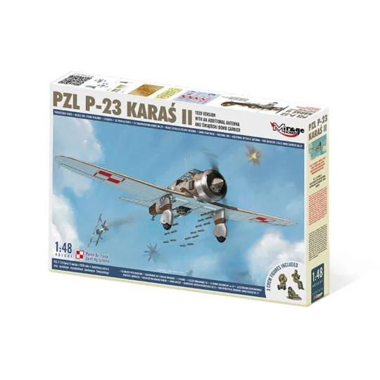 PZL P-23 KARAS II,1939 Version with an Additional Antenna - Mirage ...