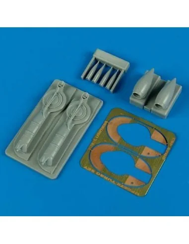 P-38J Lightning update turbo+air intakes, 1/48 - Quickboost QB48 463