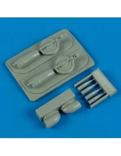 P-38F Lightning air intakes &B-33 superc, 1/48 - Quickboost QB48 467