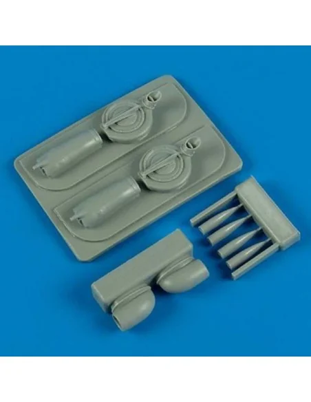 P-38F Lightning air intakes &B-33 superc, 1/48 - Quickboost QB48 467
