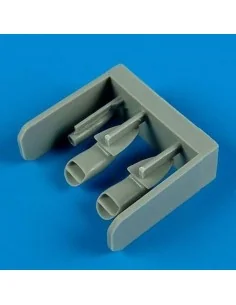 MiG-23M Flogger Ba air scoops for TRU, 1/48 - Quickboost QB48 487