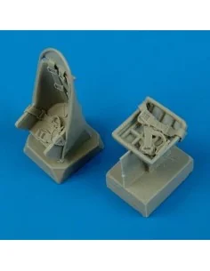 Ju 87B Stuka seats w.safety belts f.HASE, 1/48 - Quickboost QB48 499