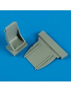 Bf 109F - early seat conversion f Zvezda, 1/48 - Quickboost QB48 525