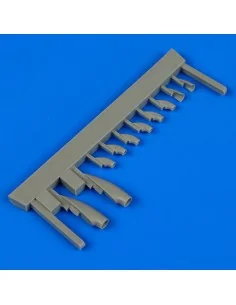 EA-6B Prowler air scoops for Kinetic, 1/48 - Quickboost QB48 544
