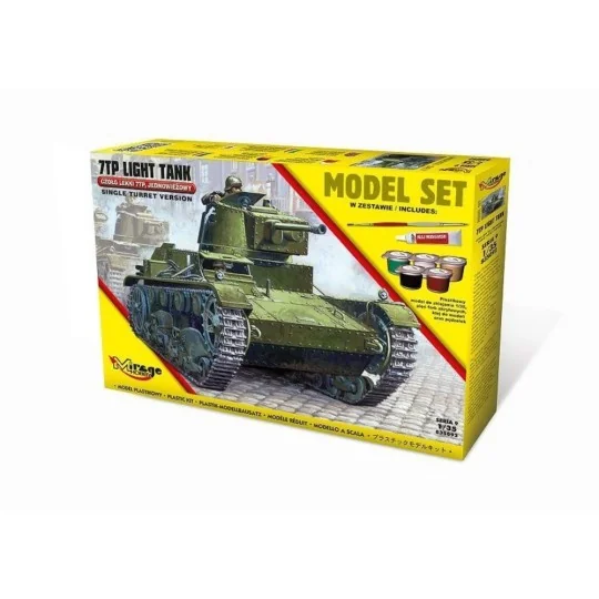 7TP Light Tank "Single Turret"(Model Set - Mirage Hobby 835092