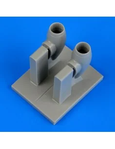 P-38 Lightning air intakes for HASEGAWA, 1/48 - Quickboost QB48 549