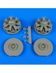 B-25 Mitchell engines f. Italeri/ACC.M., 1/48 - Quickboost QB48 554