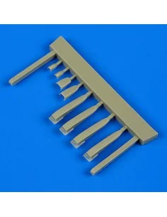 Kfir C2/C7 air scoops for Kinetic, 1/48 - Quickboost QB48 578