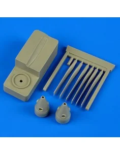 OV-1 Mohawk propellers w/tool f. Roden, 1/48 - Quickboost QB48 584