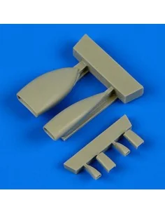 OV-1 Mohawk air intakes for Roden, 1/48 - Quickboost QB48 585