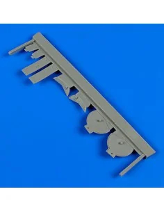N1K1 Shiden undercarriage covers f.Haseg, 1/48 - Quickboost QB48 592