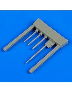 MiG-3 late gun barrels a.pitot tube f.Tr, 1/48 - Quickboost QB48 601