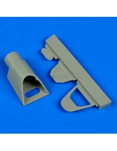BF 109G opened cocpits rear bulkhed Eq.M, 1/48 - Quickboost QB48 637